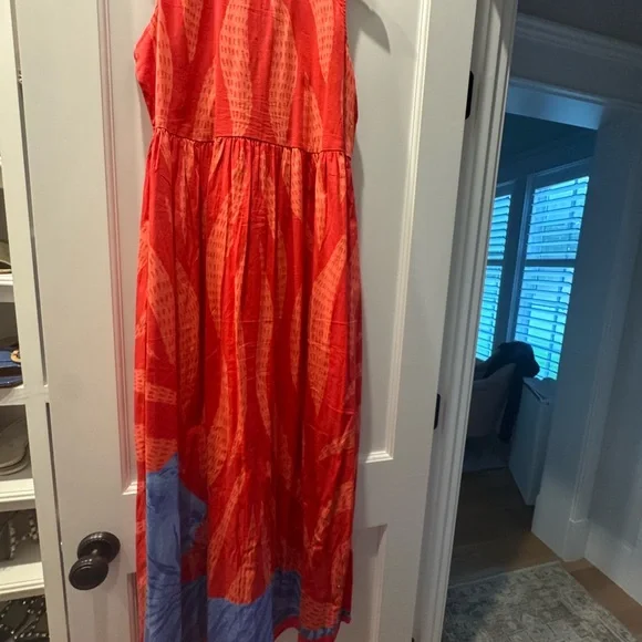 Sheridan french Red and Blue Sleeveless Maxi Dress - Tigress - NWT - Picture 8 of 8